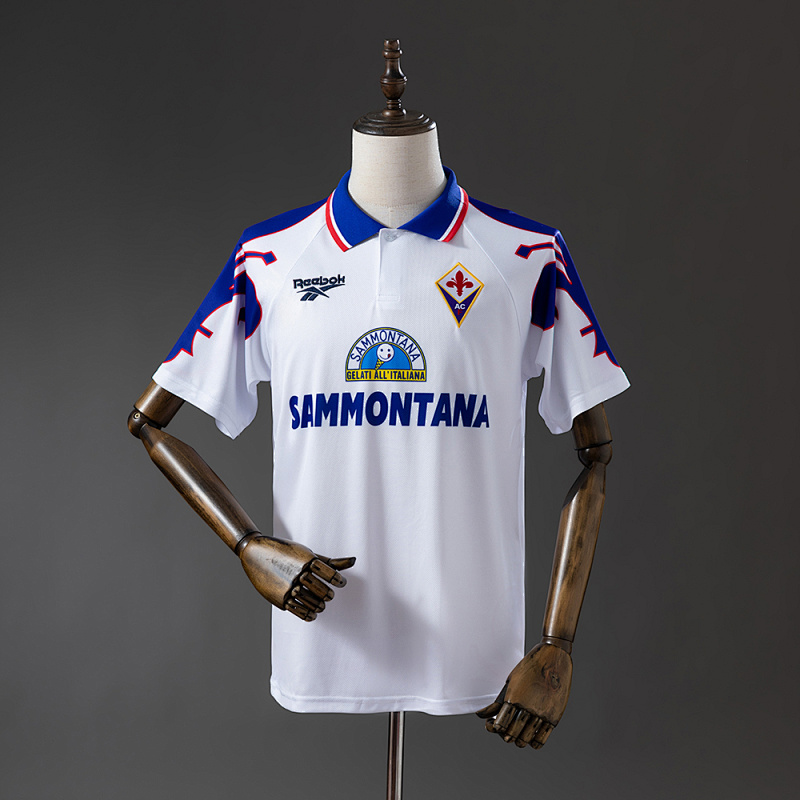 Camiseta retro de visitante de la Fiorentina 95-96, tallas S-XXL